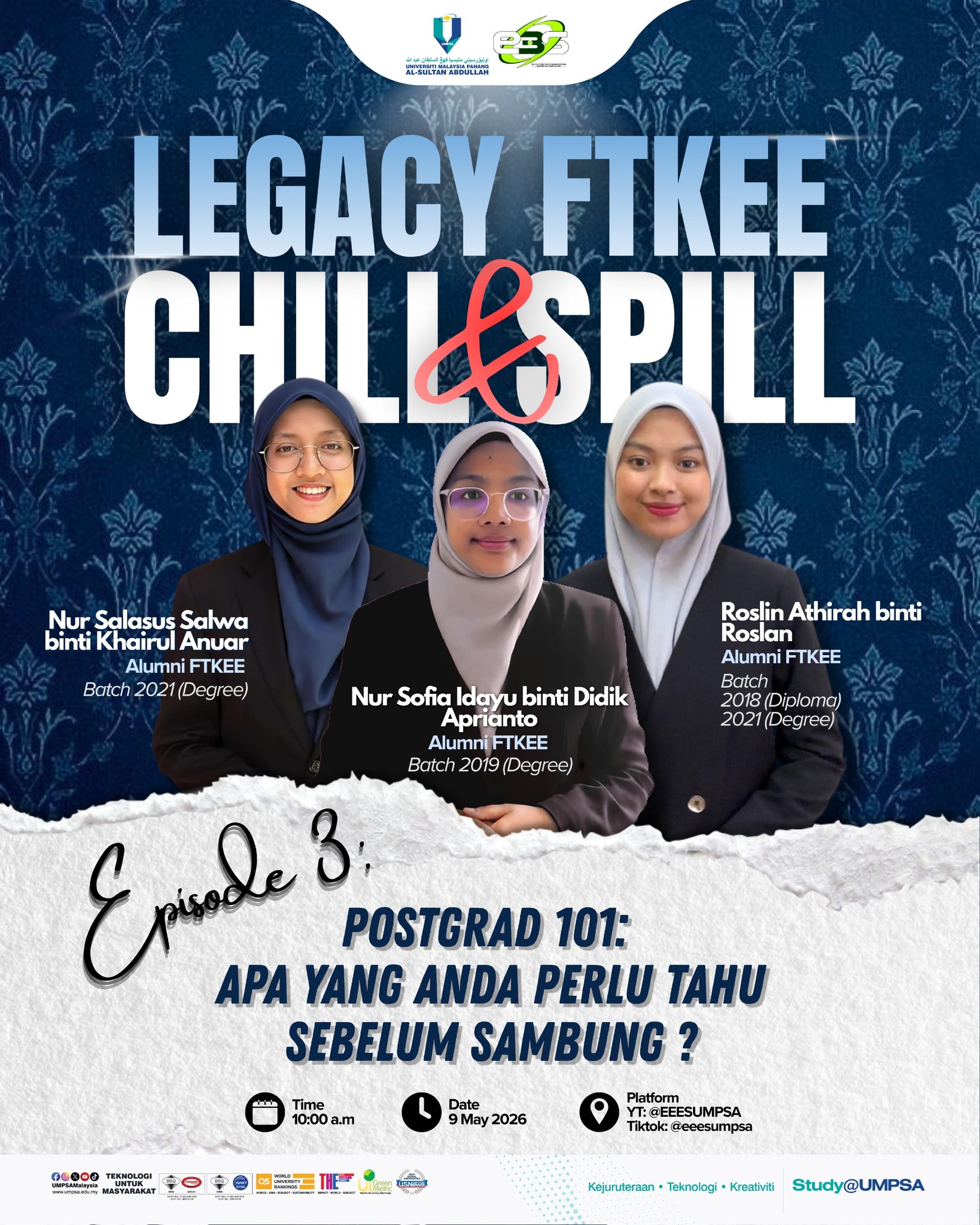 Podcast Eksklusif: Legacy FTKEE - Chill &amp; Spill Episod 3